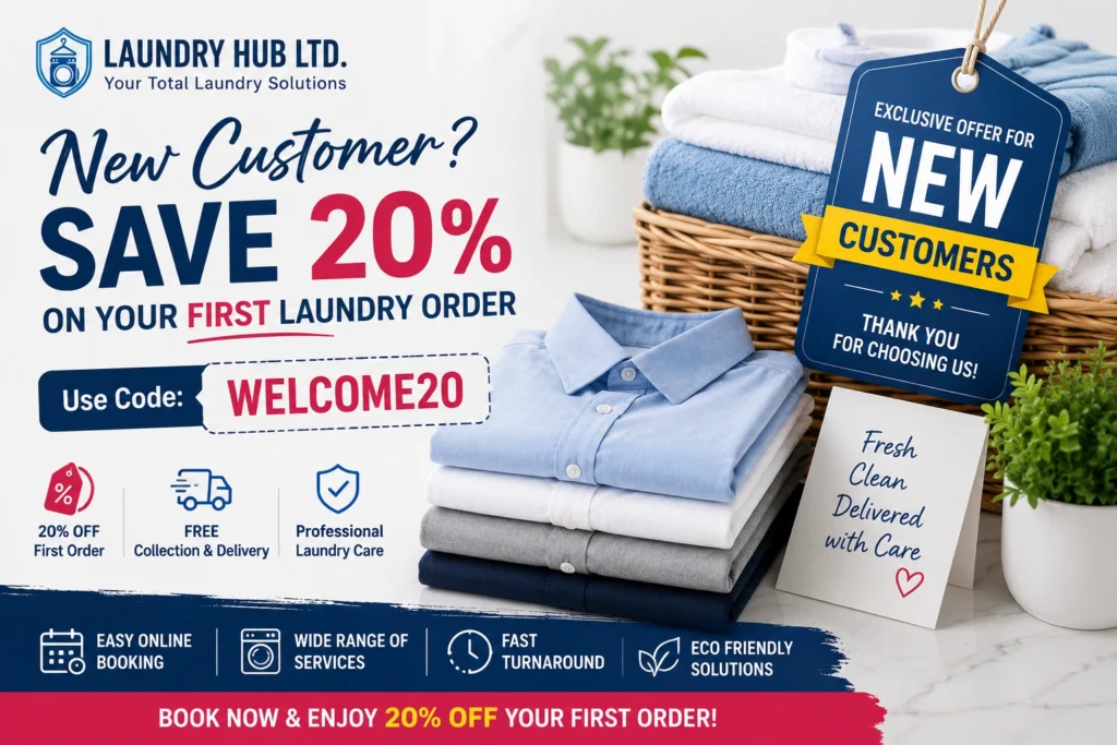 How to Save 20% on Your First Laundry Order in London