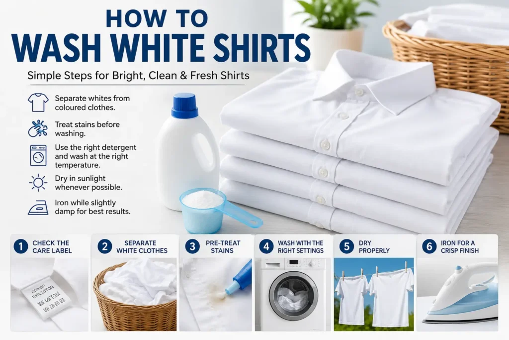 The Ultimate Guide to Washing White Shirts: Tips for Keeping Them Bright and Fresh